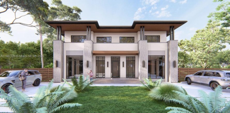 House in Miami, Florida 4 bedrooms, 209.03 sq.m. № 2035072