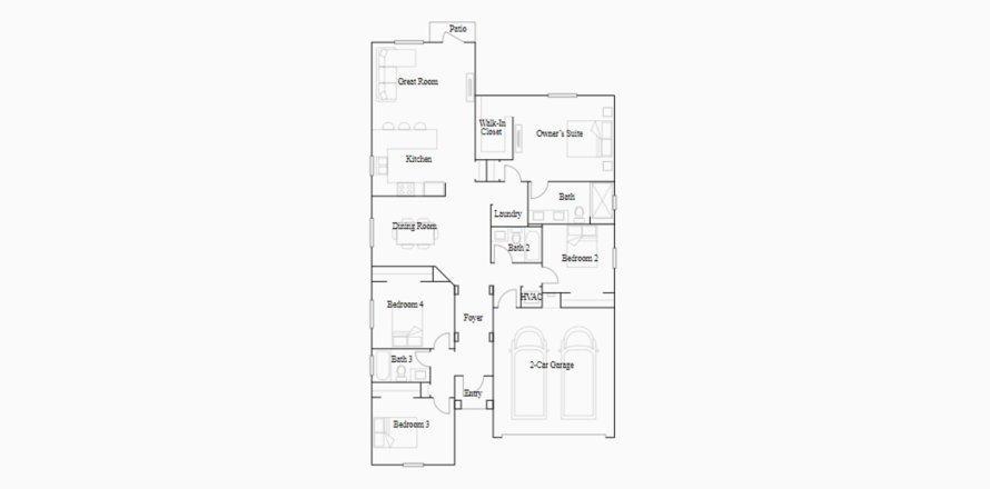 Townhouse floor plan «170SQM CENTURI», 3 bedrooms in VERDANA LANDINGS