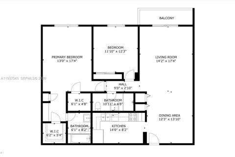 Купить кондоминиум в Халландейл-Бич, Флорида 2 спальни, 111.48м2, № 1997451 - фото 18