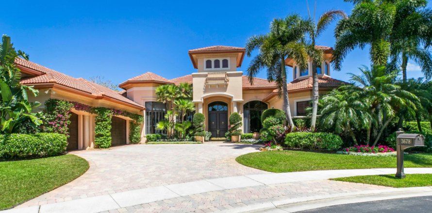 House in Wellington, Florida 4 bedrooms, 534.47 sq.m. № 1093929