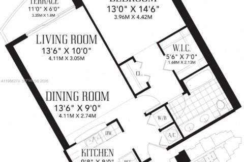 Квартира в Майами, Флорида 1 спальня, 78.97м2 № 2047906