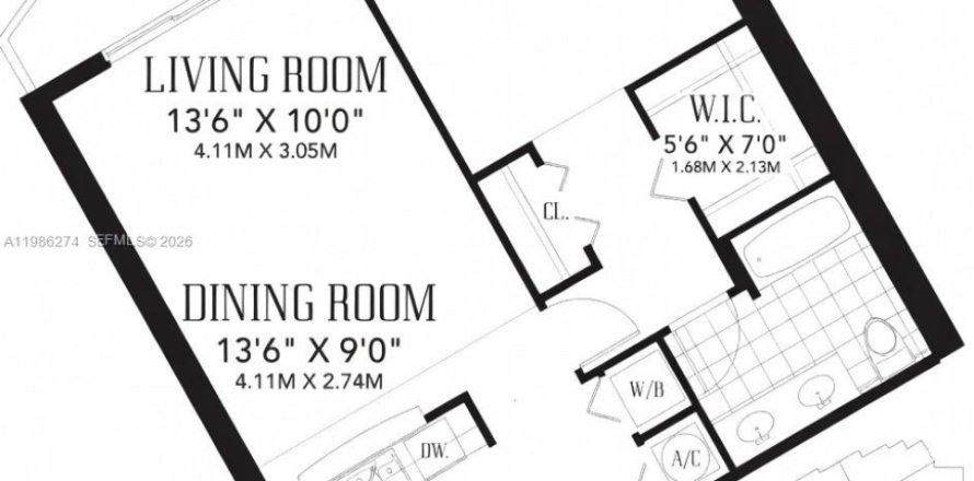 Квартира в Майами, Флорида 1 спальня, 78.97м2 № 2047906
