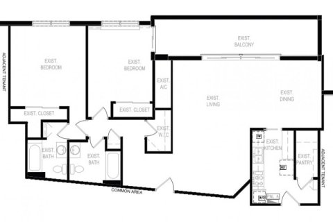 Condo in Palm Beach, Florida, 2 bedrooms  № 1045794 - photo 1
