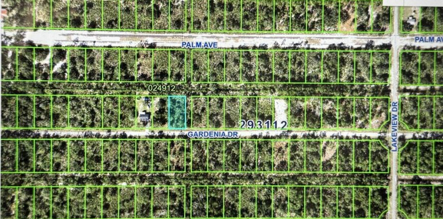Земельный участок в Лейк-Уэльс, Флорида № 2229043