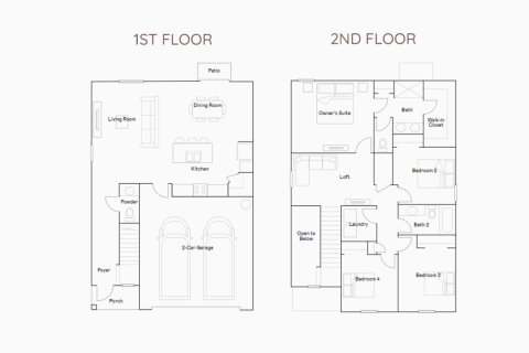 Townhouse floor plan «175SQM ATLANTA», 4 bedrooms in WINDSONG