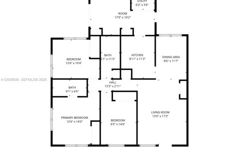 Casa en alquiler en Miami, Florida, 3 dormitorios, 139.35 m2 № 2171016 - foto 2