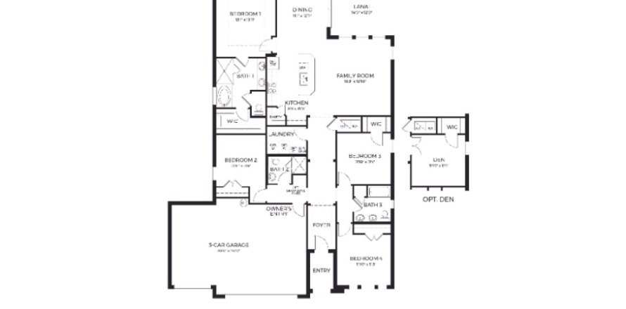 Дом в Victoria Oaks в Деланд, Флорида 4 комнаты, 196м2 № 635882
