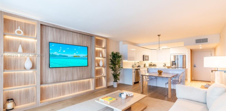 Кондоминиум с 1 спальней в Майами-Бич, Флорида № 2002369