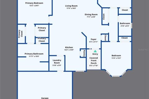 House in Ocala, Florida 3 bedrooms, 146.41 sq.m. № 2151038 - photo 21
