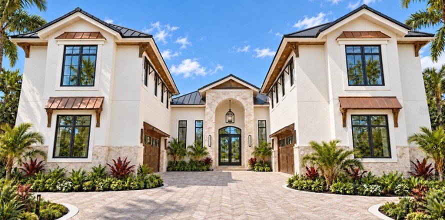 House in Sarasota, Florida 6 bedrooms, 443.05 sq.m. № 2388367
