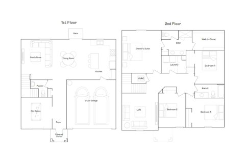 Townhouse floor plan «240SQM PROVIDENCE», 4 bedrooms in MAJESTIC OAKS