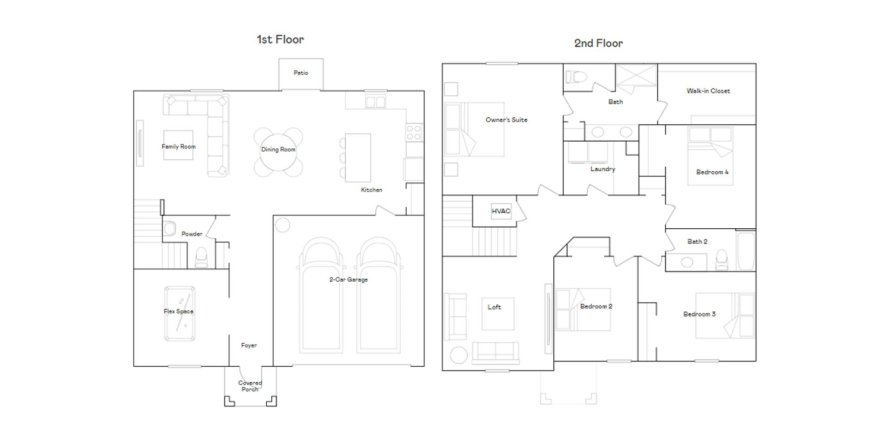 Планировка таунхауса «240SQM PROVIDENCE» 4 спальни в ЖК MAJESTIC OAKS