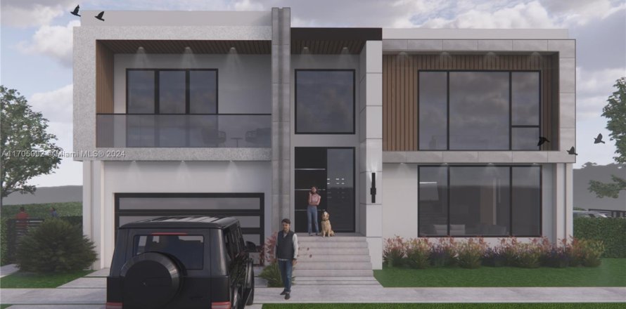 House in Miami, Florida 5 bedrooms, 133.59 sq.m. № 1984826