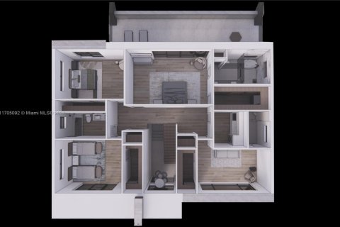 House in Miami, Florida 5 bedrooms, 133.59 sq.m. № 1984826 - photo 9