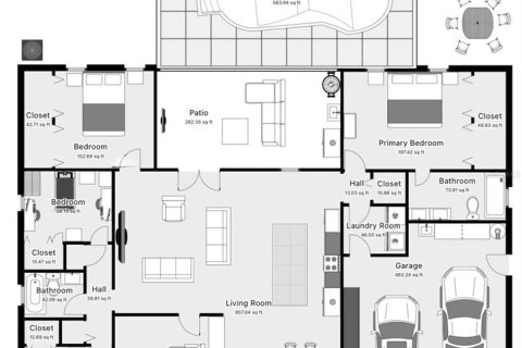 Villa ou maison à louer à Valrico, Floride: 4 chambres, 180.79 m2 № 2426861 - photo 29