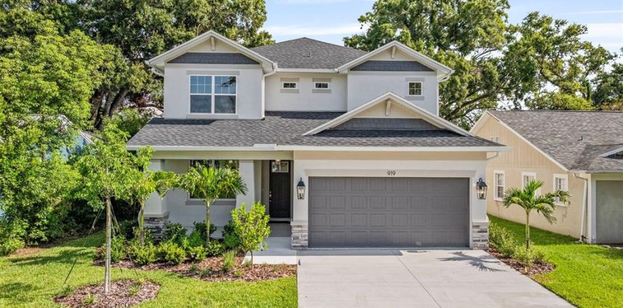 House in Tampa, Florida 4 bedrooms, 265.42 sq.m. № 1843206