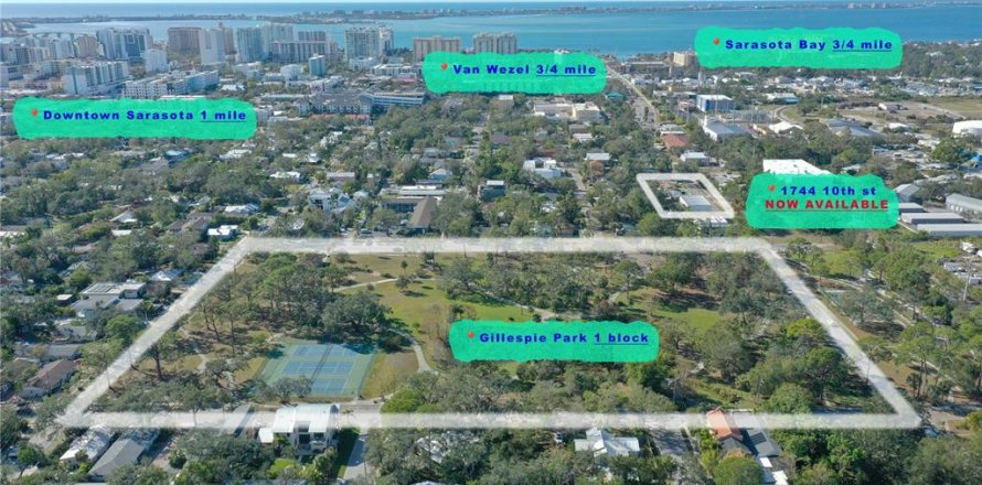 Terreno en Sarasota, Florida № 1554150
