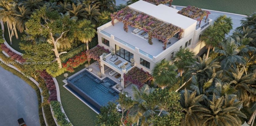 House in Fisher Island, Florida 6 bedrooms, 743.68 sq.m. № 1945331