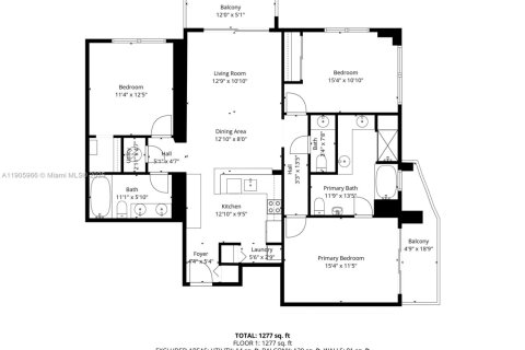 Condo in Miami, Florida, 3 bedrooms  № 2081987 - photo 23