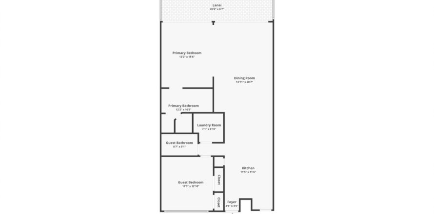 Condominio en Pompano Beach, Florida, 2 dormitorios  № 978636
