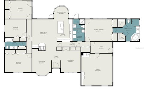House in Deltona, Florida 4 bedrooms, 243.96 sq.m. № 1148447 - photo 5