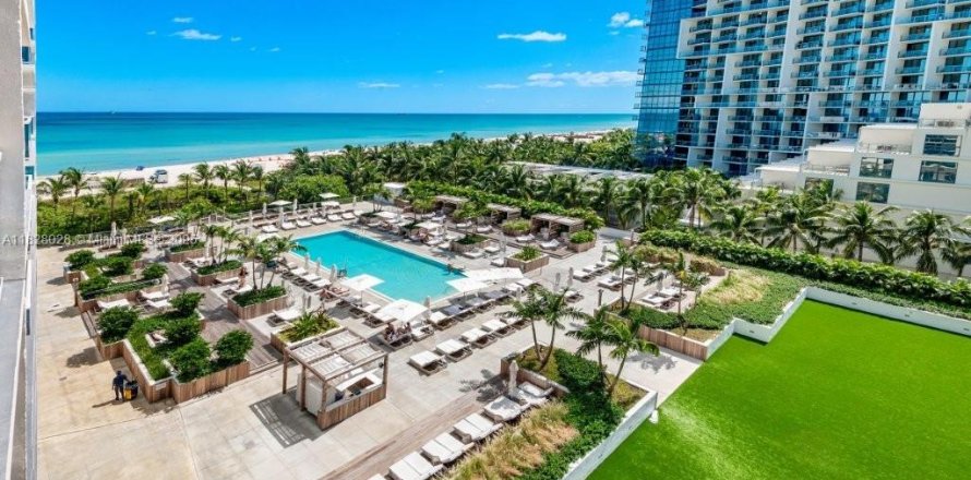 Кондоминиум с 1 спальней в Майами-Бич, Флорида № 2035685