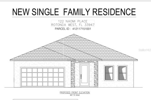House in Rotonda, Florida 4 bedrooms, 154.59 sq.m. № 2147817