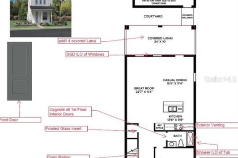 Casa en venta en Apopka, Florida, 4 dormitorios, 199.09 m2 № 1904289 - foto 4