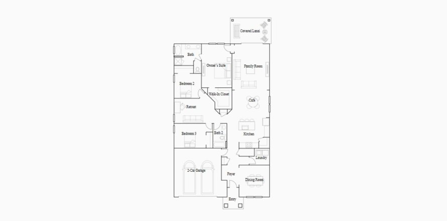 Townhouse in SILVER LANDING in Saint Augustine, Florida 3 bedrooms, 197 sq.m. № 34531