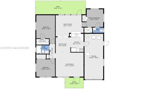 Villa ou maison à vendre à Tamarac, Floride: 3 chambres, 113.53 m2 № 2034587 - photo 28