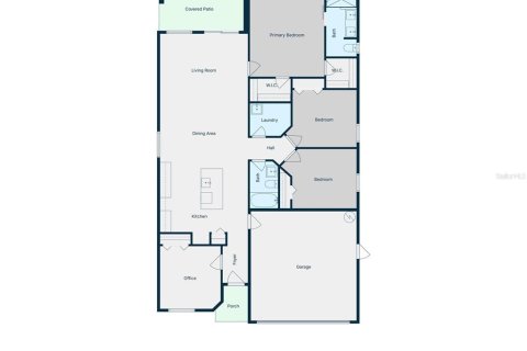 House in Tampa, Florida 3 bedrooms, 145.21 sq.m. № 1770171 - photo 13
