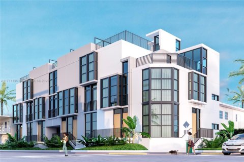 Townhouse in Miami Beach, Florida 2 bedrooms, 99.41 sq.m. № 1863822 - photo 1