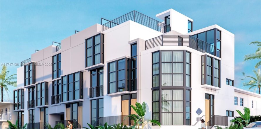 Townhouse in Miami Beach, Florida 2 bedrooms, 99.41 sq.m. № 1863822