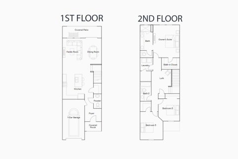 Townhouse floor plan «164SQM CONSTITUTION», 3 bedrooms in EPPERSON