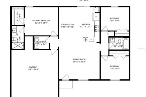 Casa en venta en Ocala, Florida, 3 dormitorios, 122.26 m2 № 2385932 - foto 2