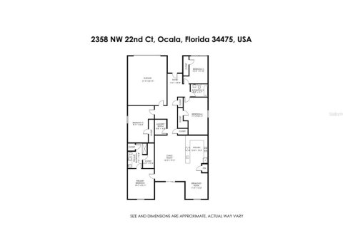 Villa ou maison à louer à Ocala, Floride: 4 chambres, 168.25 m2 № 1852954 - photo 2