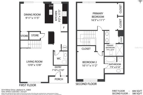 Condominio en venta en Lakeland, Florida, 2 dormitorios, 118.73 m2 № 1910706 - foto 28