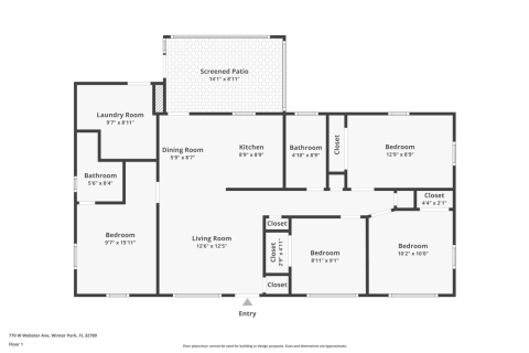 Casa en venta en Winter Park, Florida, 4 dormitorios, 93.65 m2 № 1815610 - foto 4