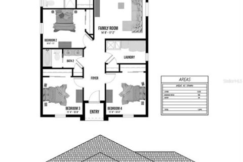 House in Daytona Beach, Florida 3 bedrooms, 151.99 sq.m. № 1793270 - photo 2