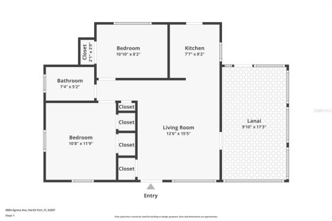 Villa ou maison à vendre à North Port, Floride: 2 chambres, 60.2 m2 № 1840542 - photo 20