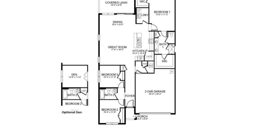 House in Star Farms at Lakewood Ranch - Freedom in Lakewood Ranch, Florida 3 bedrooms, 169 sq.m. № 574803