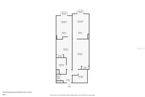 Condo in Palm Coast, Florida, 2 bedrooms  № 1733498 - photo 6