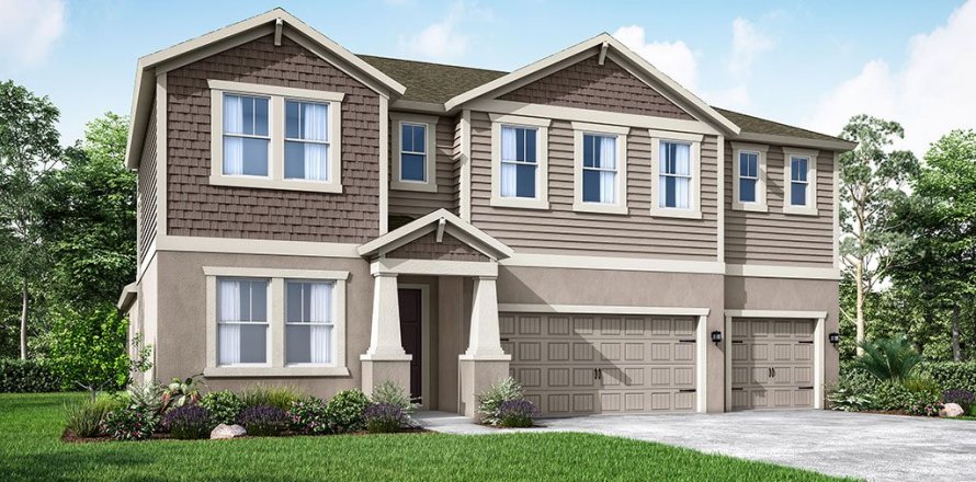 Дом в River Pointe by William Ryan Homes в Ривервью, Флорида 4 комнаты, 316м2 № 390596