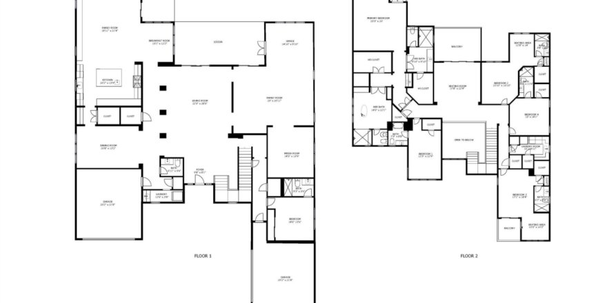 House in Boca Raton, Florida 6 bedrooms, 759.85 sq.m. № 511007