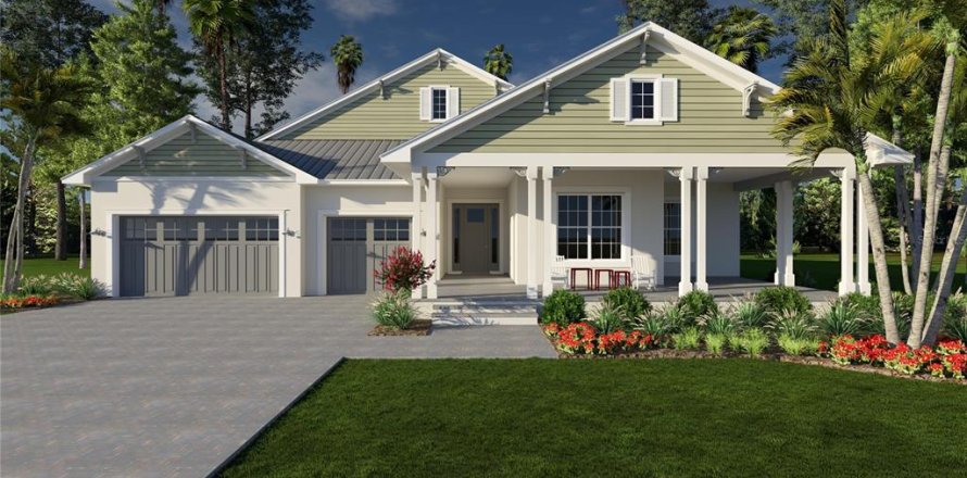 House in Land O' Lakes, Florida 4 bedrooms, 291.53 sq.m. № 1734061