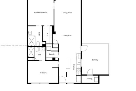 Copropriété à vendre à Miami, Floride: 2 chambres, 101.17 m2 № 1997925 - photo 6