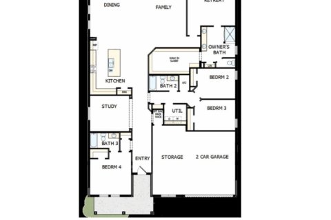 House floor plan «House», 4 bedrooms in Carmela