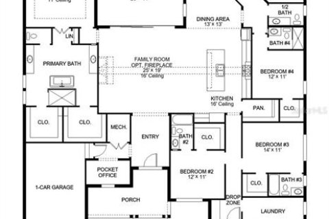 Купить виллу или дом в Бруксвилл, Флорида 5 комнат, 299.15м2, № 1508899 - фото 2
