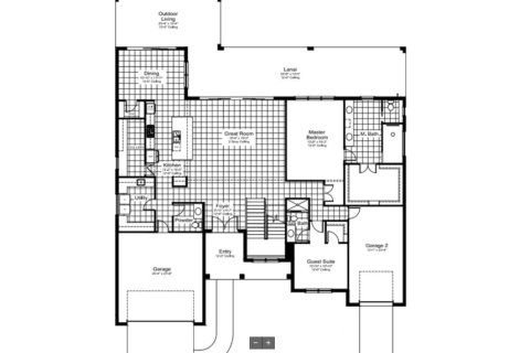 Планировка виллы или дома «House» 4 спальни в ЖК Everly
