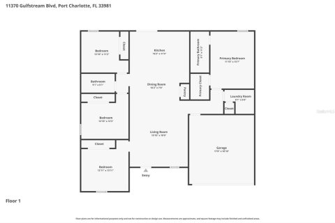 House in Port Charlotte, Florida 4 bedrooms, 151.8 sq.m. № 2157173 - photo 30